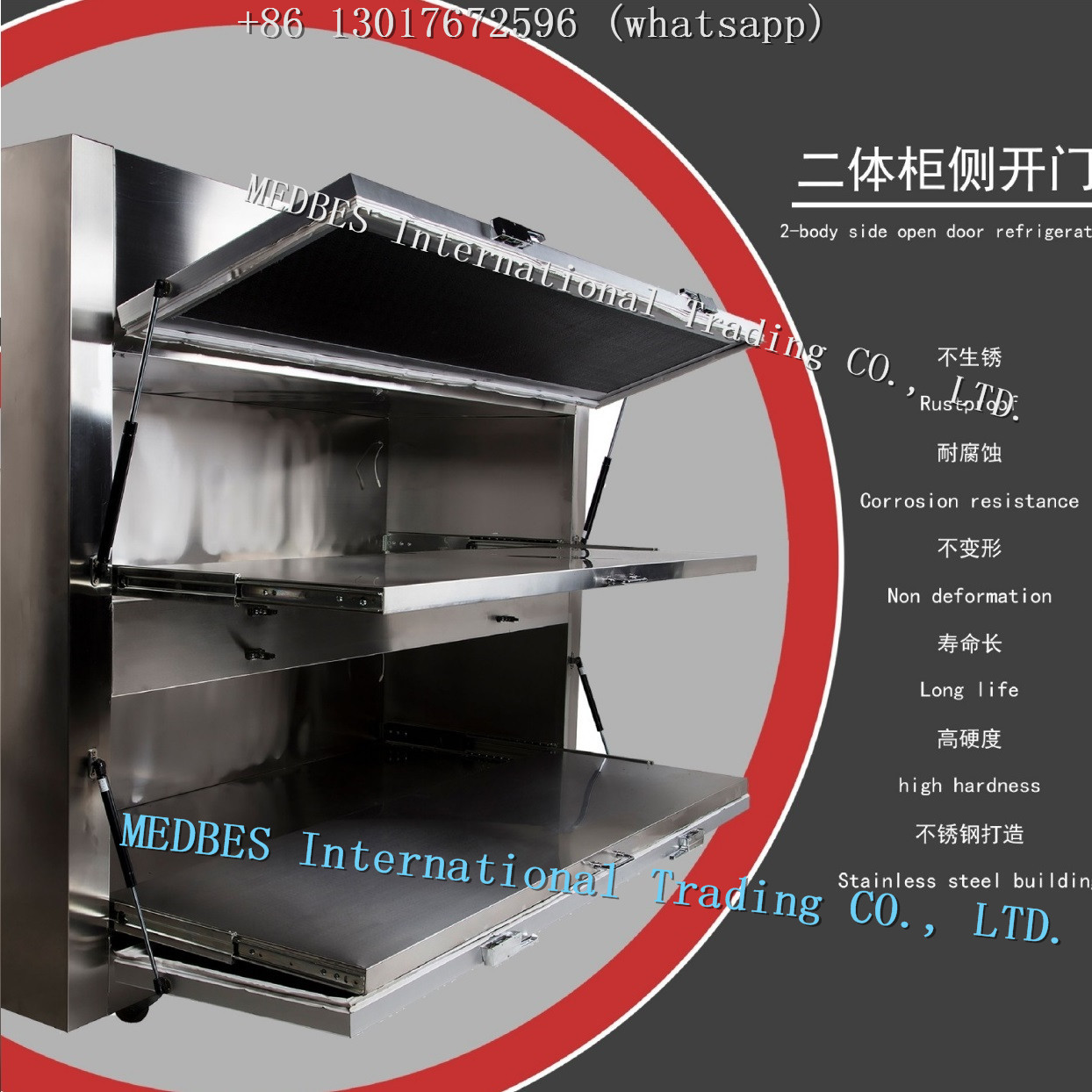 Funeral Products Six Bodies Cooler Mortuary Refrigerator Corpse cooler corpse freezer