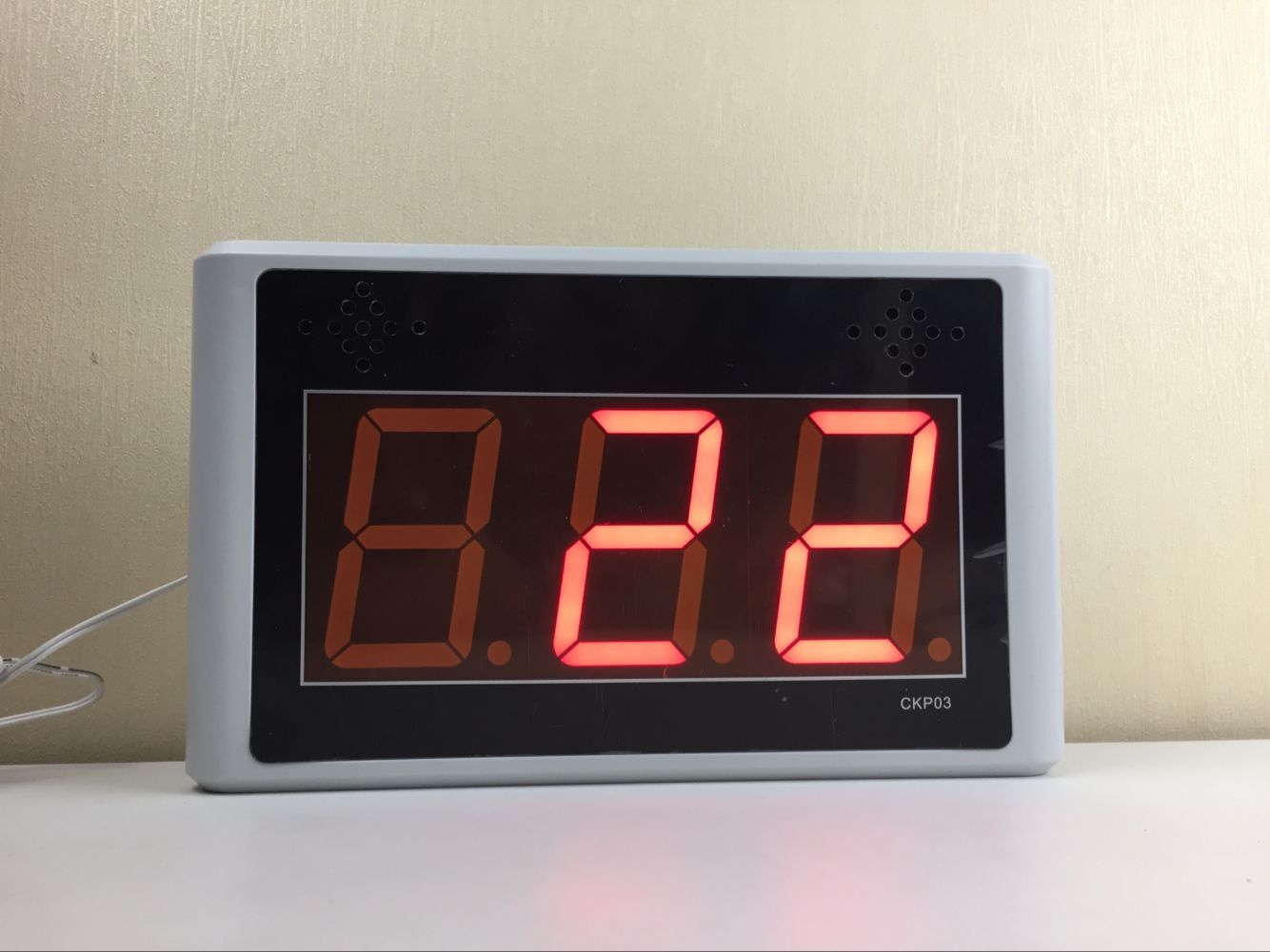 wireless 433.92 LED customer queue number display board simple queue system