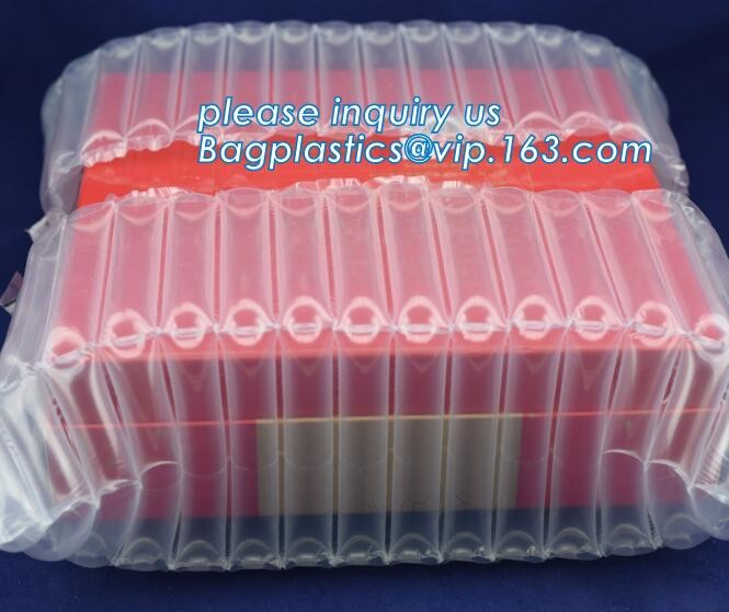 Anti-Shock Reusable Plastic PVC Inflatable Bubble Liner Protective Pac Red Wine Bags Protector For Fragile bagease pack