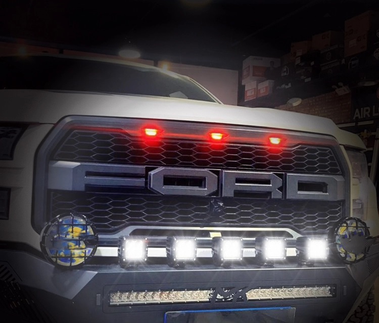 Quad Row Mini 4x4 Forklifts 24000lm Offroad LED Light Bars