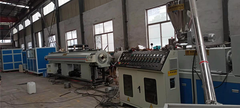 Conical 16mm Plastic PVC Pipe Extrusion Line 200kgs/H Water Pipe Making Machine