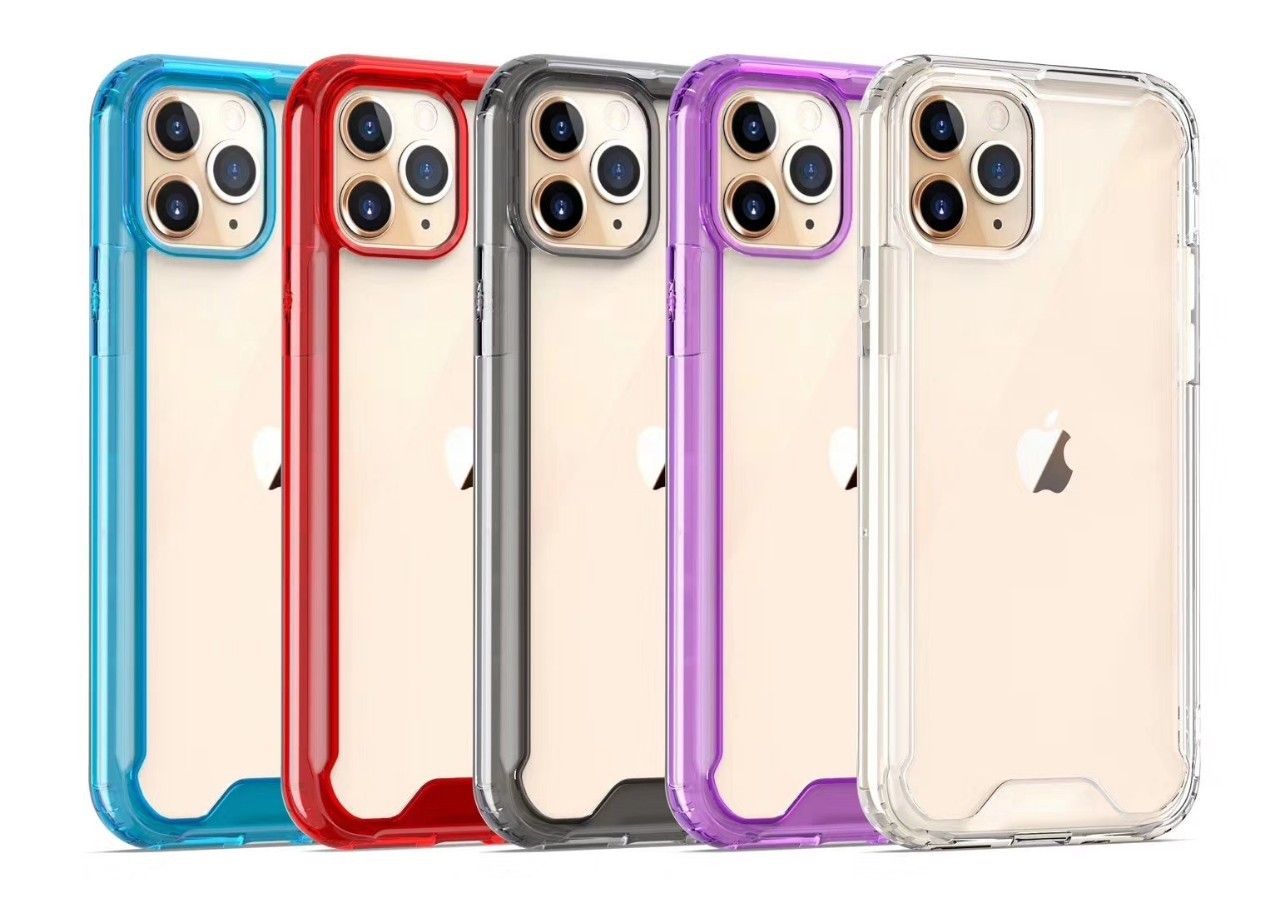 TPU Acrylic Hybrid Heavy Duty Shockproof Phone Case For Iphone 11