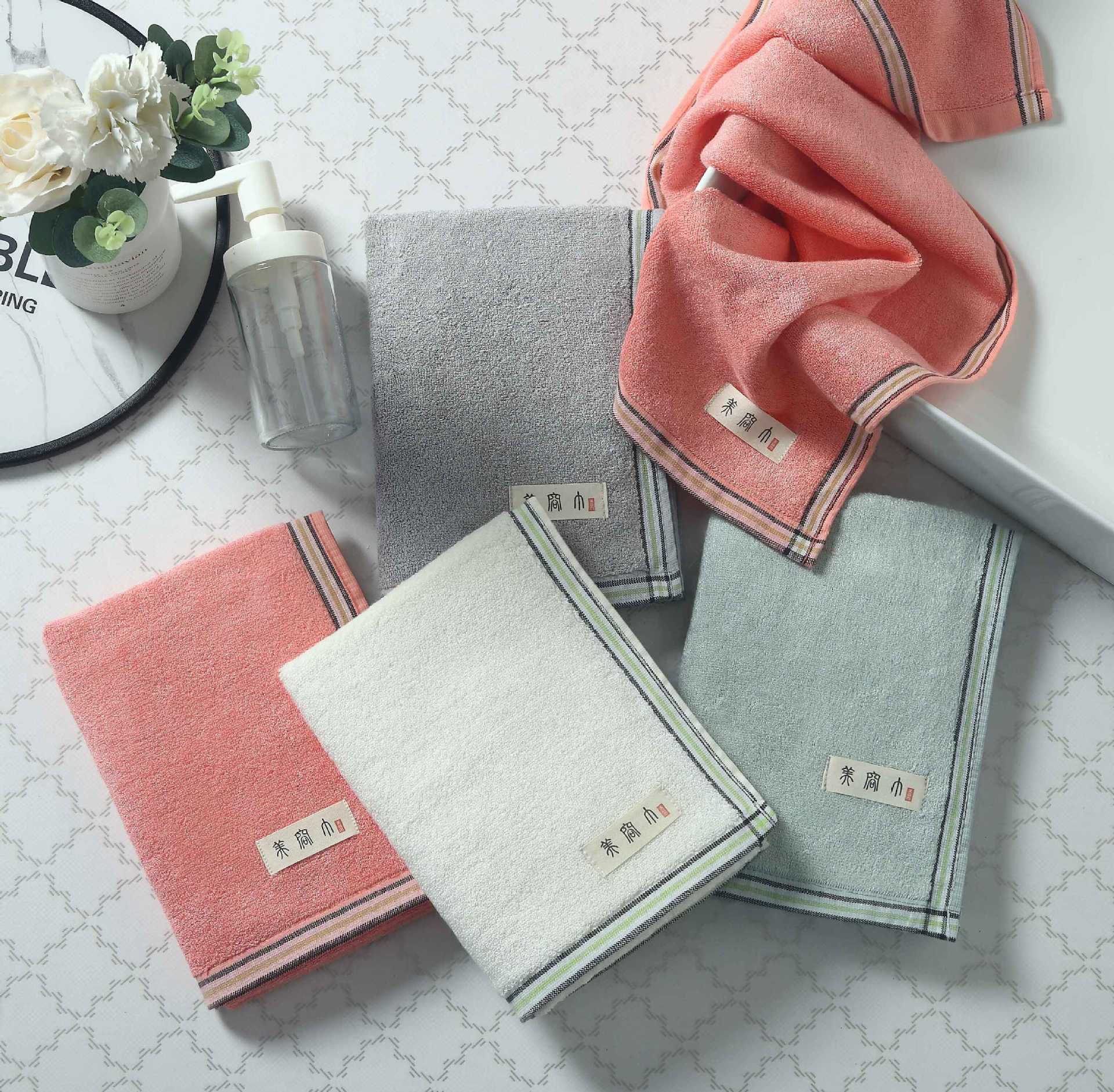 Fashionable Bamboo Fiber Facial Cleansing Towel for High Absorption