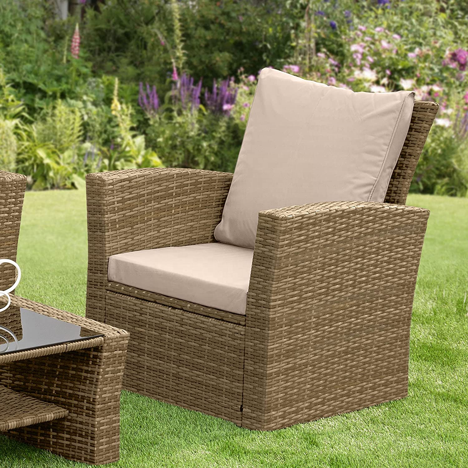 Oem Rattan Weaving Sofa Outdoor Wicker Chairs Combination