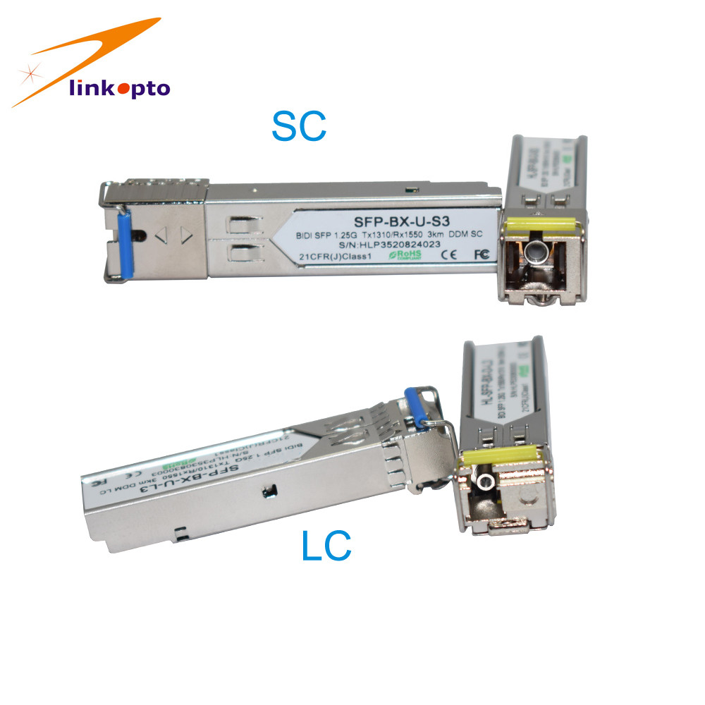 Commercial Cisco Bidi Transceiver , Cisco Lc SC Sfp Module For Gigabit Ethernet