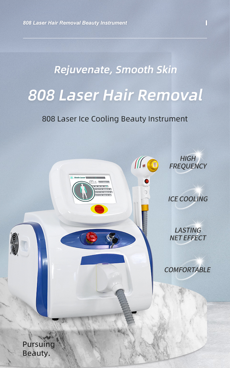Fiber Diode Painless ipL Hair Removal Equipment New Technology High Energy