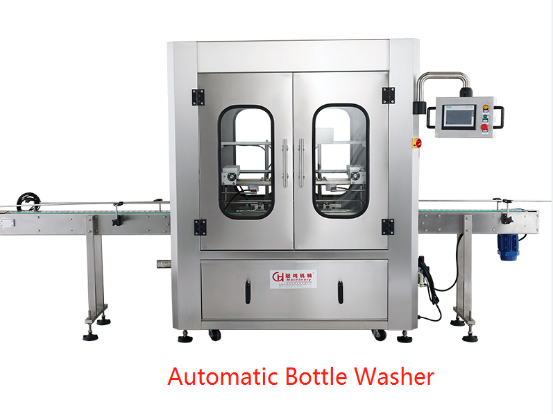 Automatic 12 Nozzle Repellent Liquid Bottle Washing Machine for Whole Production Line