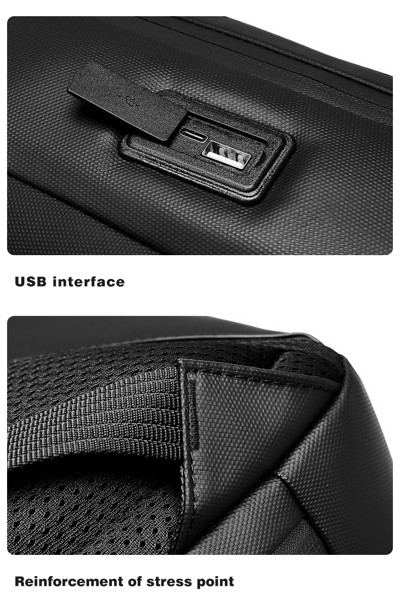 Soft Handle Water Resistant Computer Backpack OEM/ODM Accepable