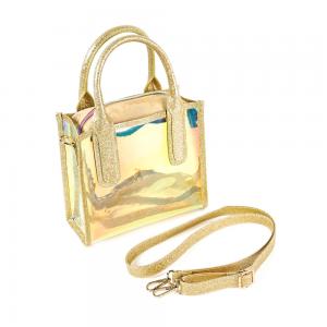 Buy cheap Transparent Iridescent TPU Waterproof Beach Bag With Shoulder Strap product