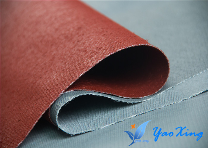 Silicone Coated Fabric For Welding Blanket 0.8mm Gray Fireproof Fabric Roll