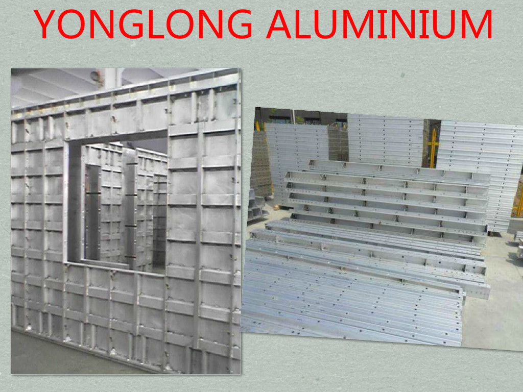 6063 6063A 6060 6061 Extruded Aluminum Template For Door And Window