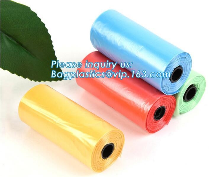 10 Rolls/150Pcs Plastic Pet Dog Waste Bags 33 * 22cm Durable Trash Cleaning Bag, cornstarch based compostable pet waste
