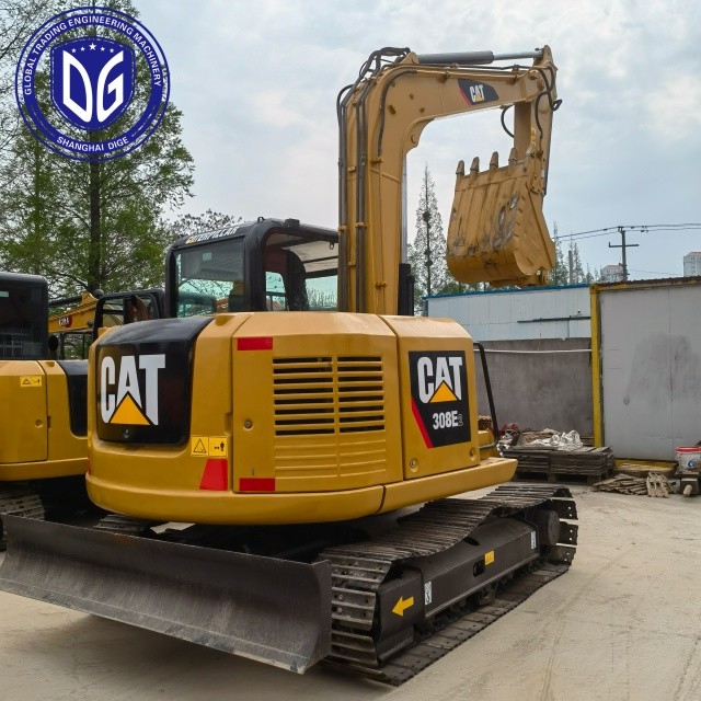 Advanced hydraulics for precision 308E2 Used caterpillar 8ton excavator