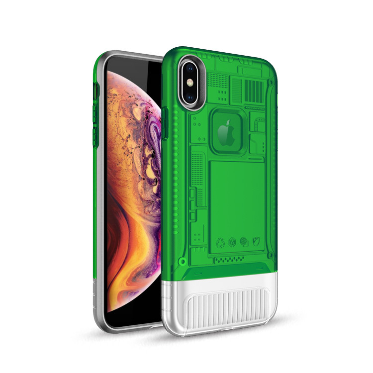 Color Transparent Polar Light PC TPU Protective Case Back Cover For Iphone7Plus IphoneX IphoneXS IphoneXR IphoneXS MAX