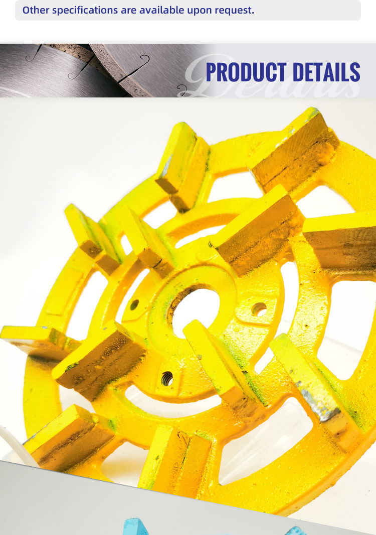 Durable Metal Bond Diamond Grinding Disc for Granite 50/200 Grit Abrasive Polishing Disc