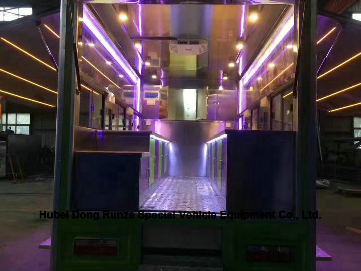 Custom Color JAC Mobile Kitchen Truck , Street Mobile Fast Food Van
