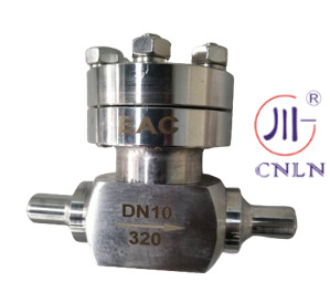 Socket Welding Connection High Pressure Check Valve For Cryogenic Liquid Gases Lox Lng Lin PN320 Valve