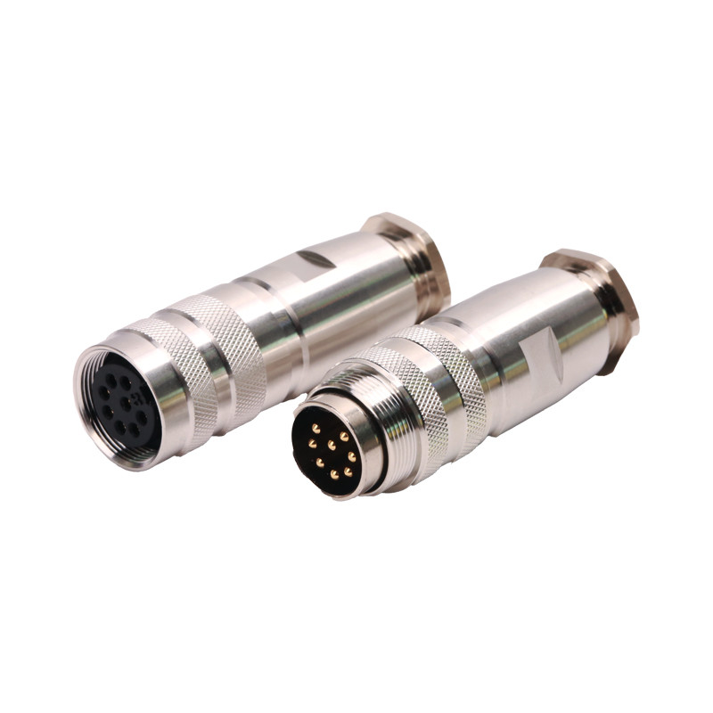 Automation PVC M16 Circular Connector Shielded Assembly Male Sensor Connector