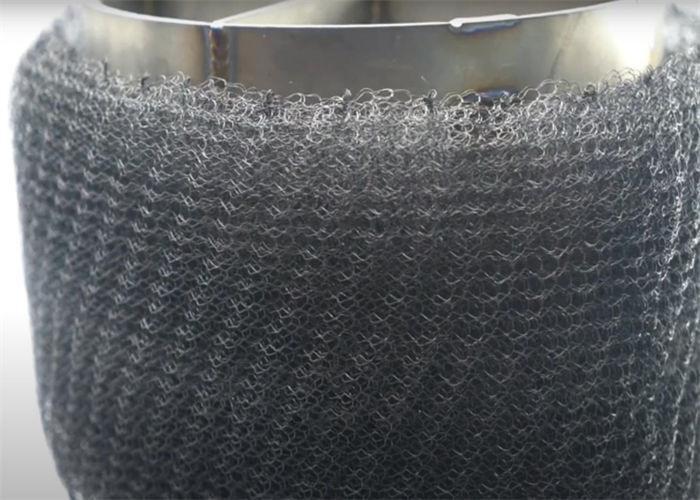 Chemical Industry Wire Mesh Mist Eliminator 80kg/M3 Density Antirust