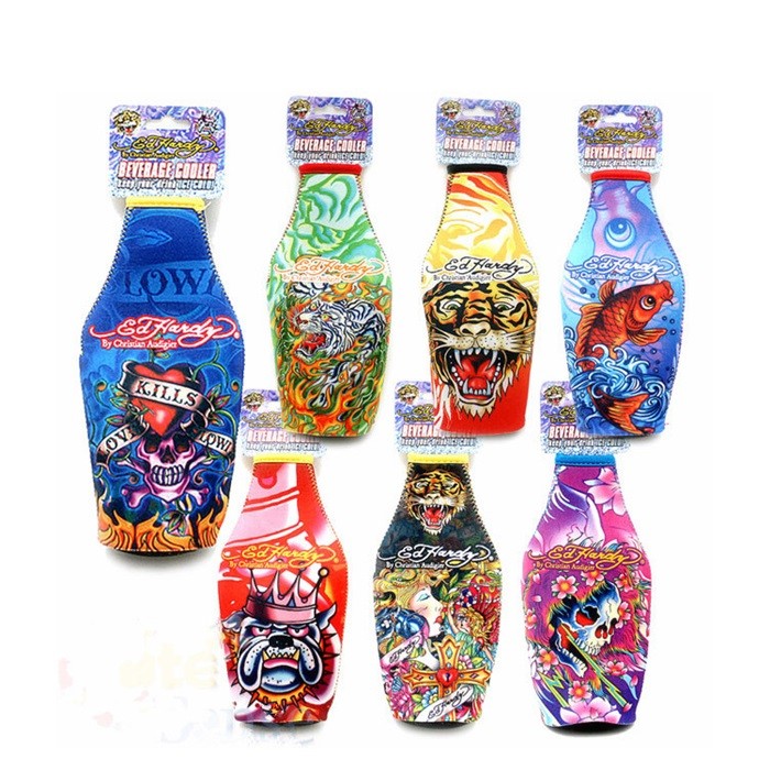 Customized Neoprene Beer Bottle Cooler Bag Insulated With Heat Preservation