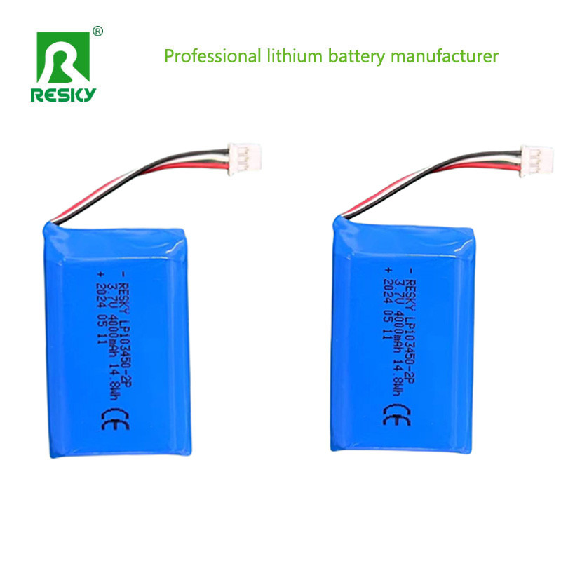 Rechargeable Li Polymer Battery Pack 103450 1s2p 3.7V 4000mAh