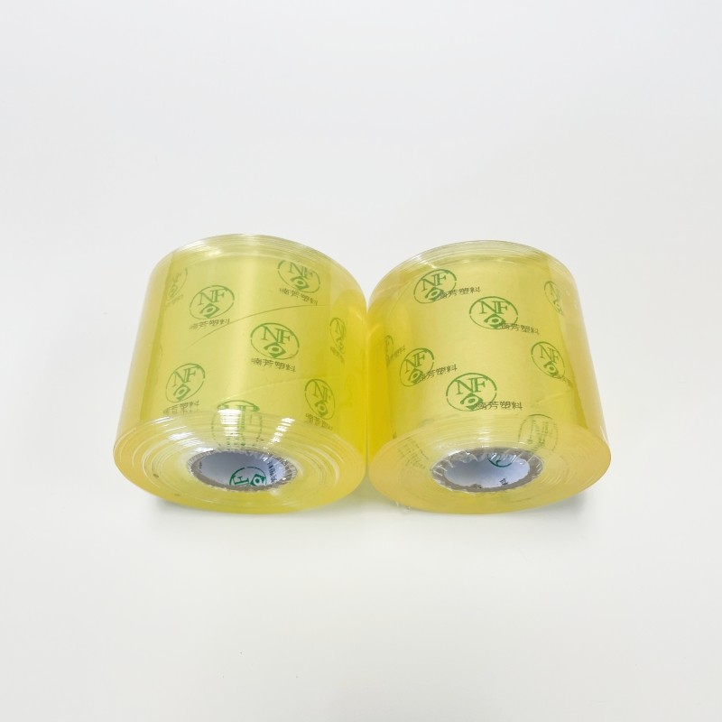 70mm 150mic Pvc Stretch Film Green PVC Mini Electrical Wire Stretch Film