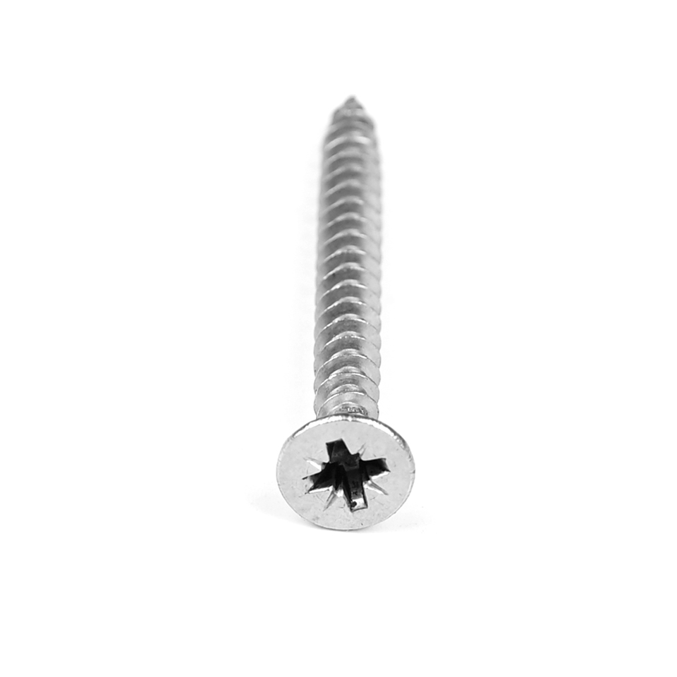 Pozi Double Flat Head 316 Stainless Steel Chipboard Screw for Wood Deck Installation