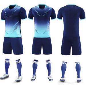 China OEM Polyester Soccer Shirts Jerseys Breathable O Neck V Neck on sale
