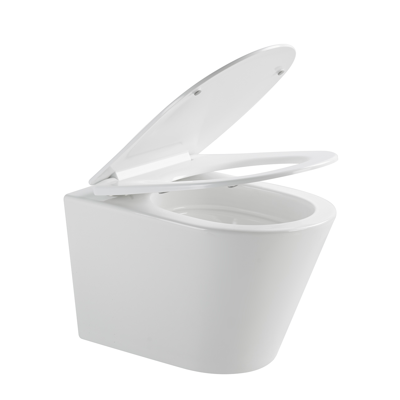 Modern Comfort Height Contemporary Efficient Wall Hung Toilet Suite Water Saving Dual Flush Ceramic Wc Toilette