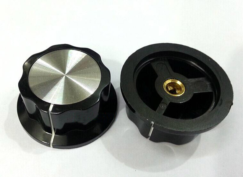 Guitar AMP Volume Knob Volume knob potentiometer knob (D)17 17(H)mm for ALPS16 ALPS27 peduncular shaft
