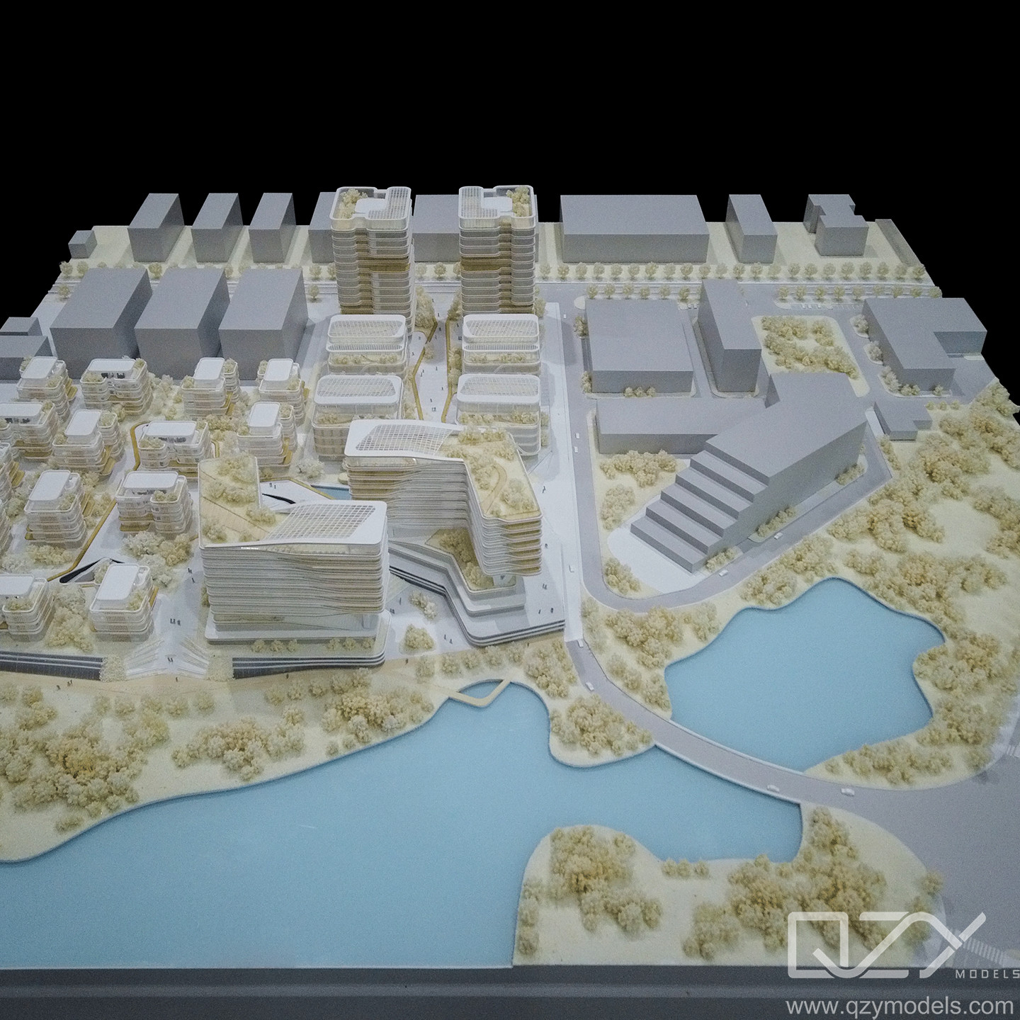ODM Conceptual Architectural Section Model Acrylic Architectural Models HSA 1:500