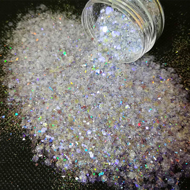 Make a Statement with Excellent Nail Art Effect Glitter Por Mayor Bulk Chunky Glitter in Colorful Shades