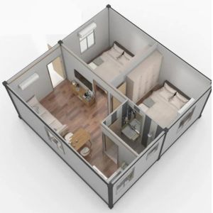 Fast Assemble Modular Container Residential Apartment