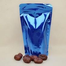 Plain Silver Bottom Plastic Pouches Packaging Recyclable Heat Seal