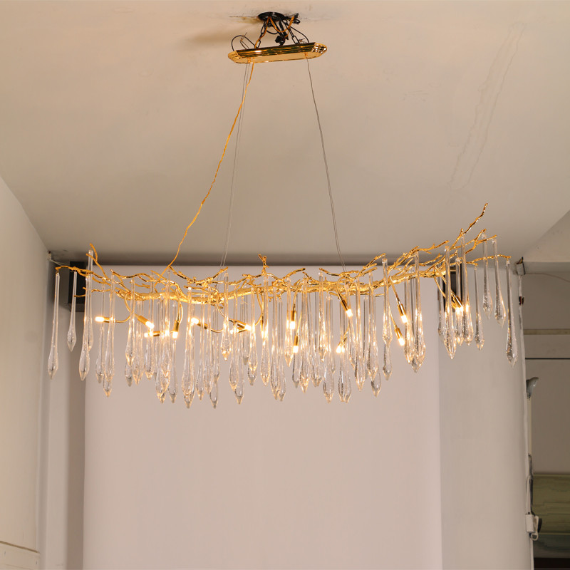 Warm White Pendant Chandelier Ceiling Mounted For Home Decoration