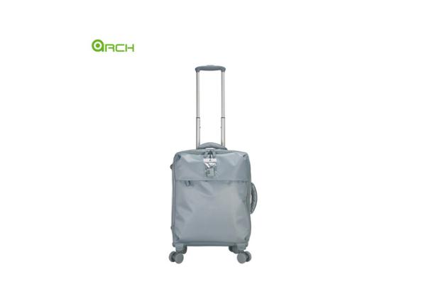 Nylon Cabin trolley Carry On Luggage Bag with one front big pocket For Short