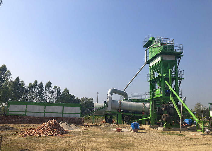 80T/H Mobile Asphalt Mixing Plant