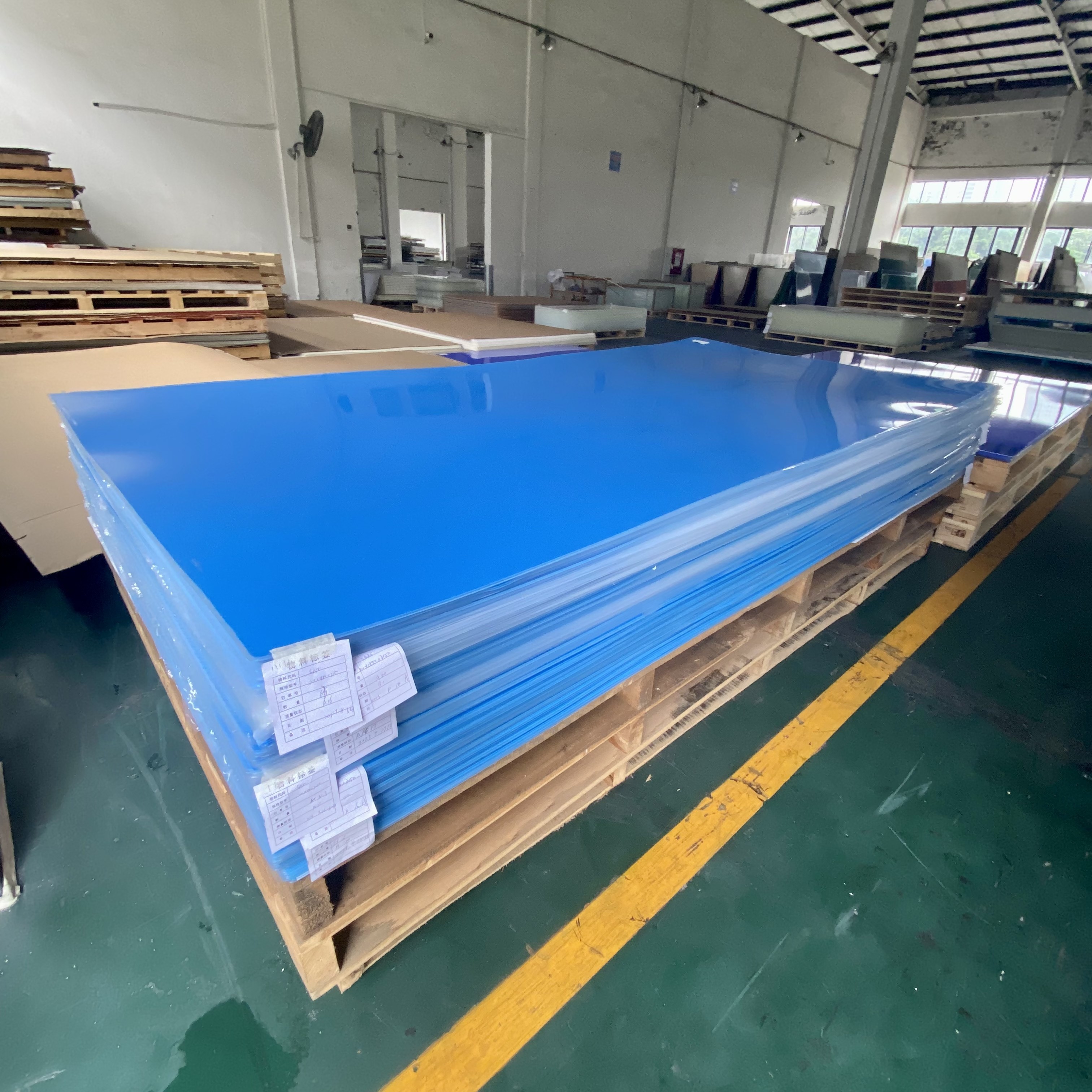 DUKE Brand Factory Wholesale Blue Color Cast Acrylic Sheet PMMA Perspex Plexiglass For Advertising
