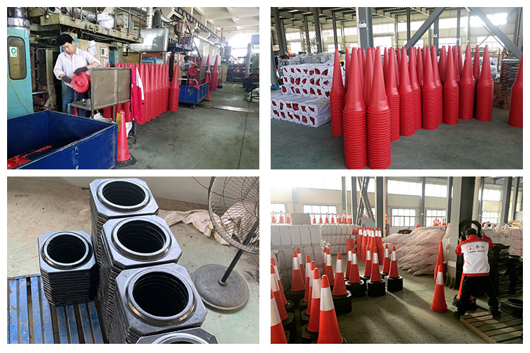 Traffic Warning Road Safety Cones High Visible Collapsible Road Cones