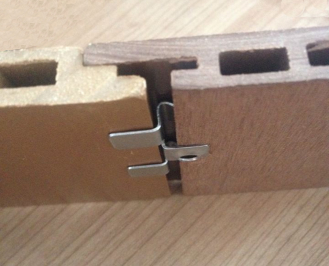 High Quality OEM Custom Easy Installation Stainless Steel WPC Decking Clips For Wooden Connectors