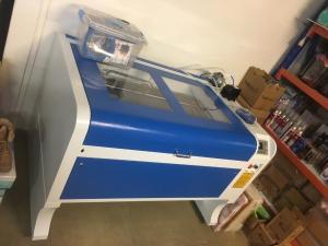 Buy cheap 1000x600mm laser cutting machine with ruida system and 80w reci laser tube product