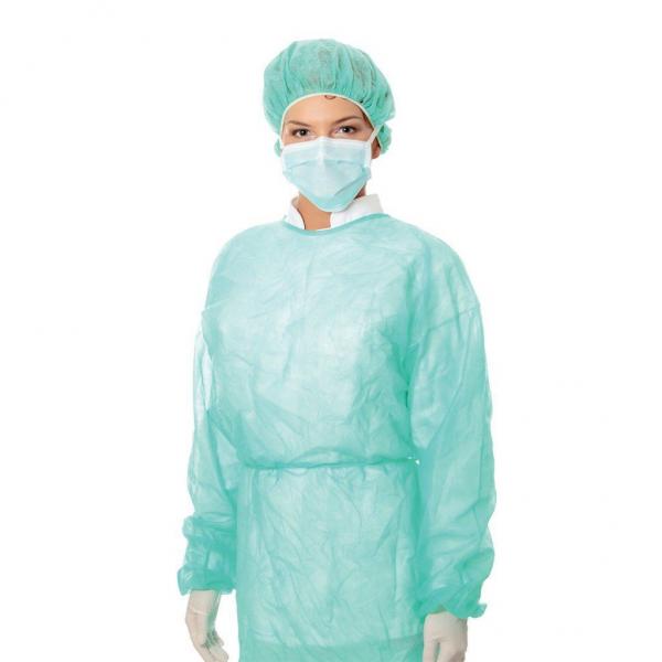 Quality PP Non Woven Breathable Disposable Medical Exam Gowns Medical Clothing for sale
