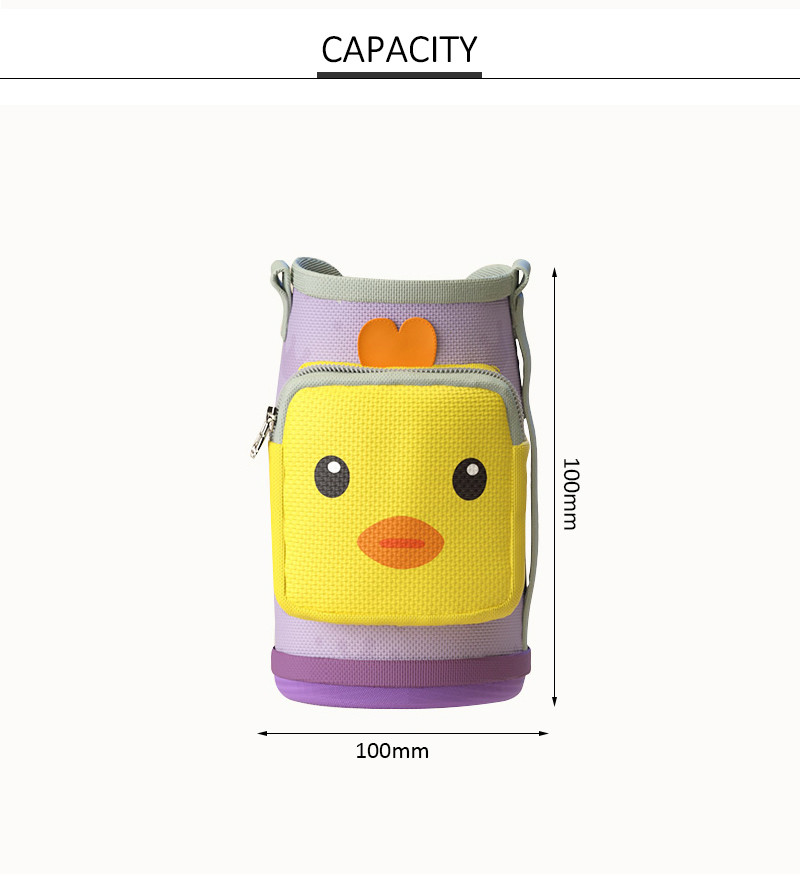 Custom Insulated Portable Bear Print Hot Milk Baby Bottle Cover