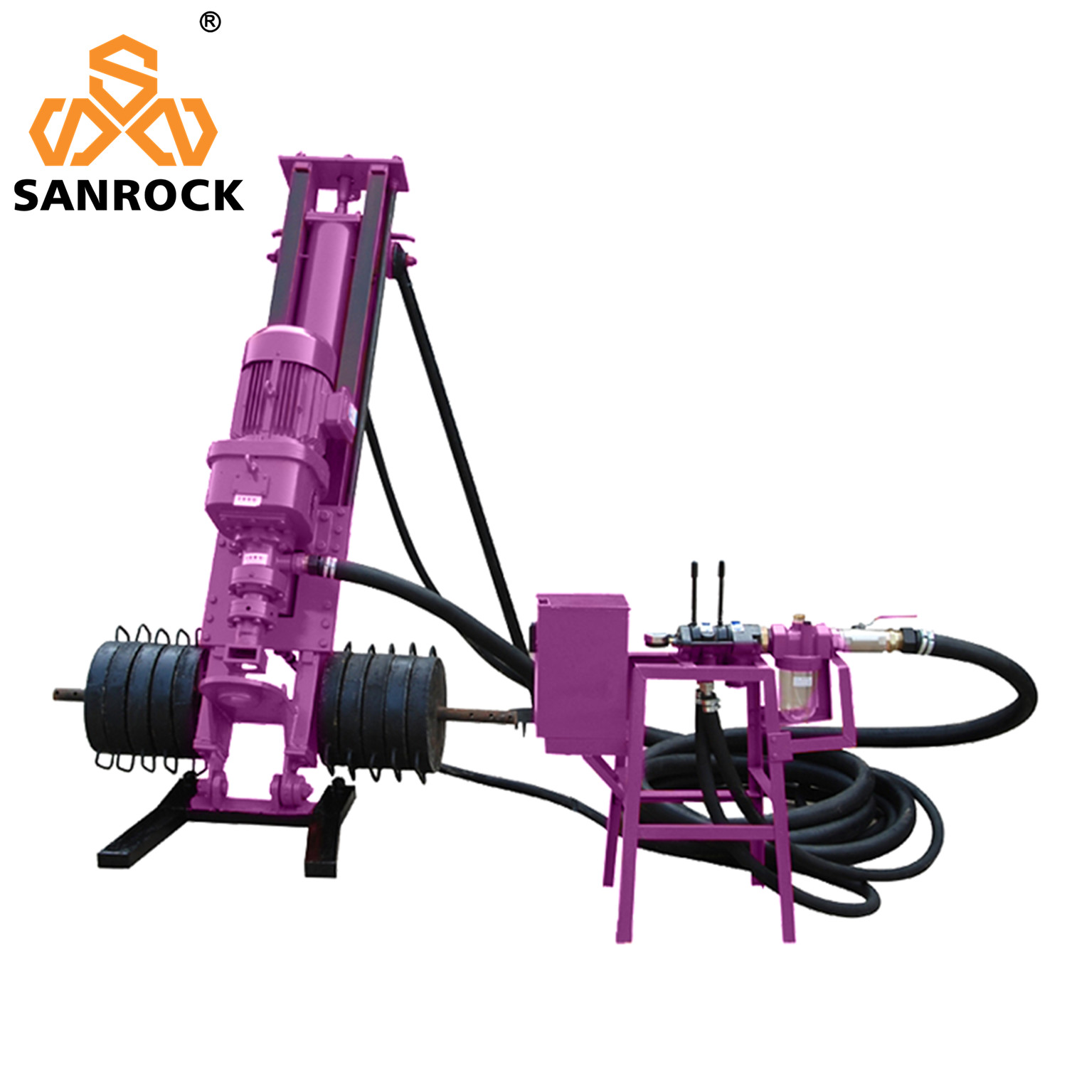Hydraulic Drilling Rig Equipment Horizontal Directional Borehole Rock Drilling Rig