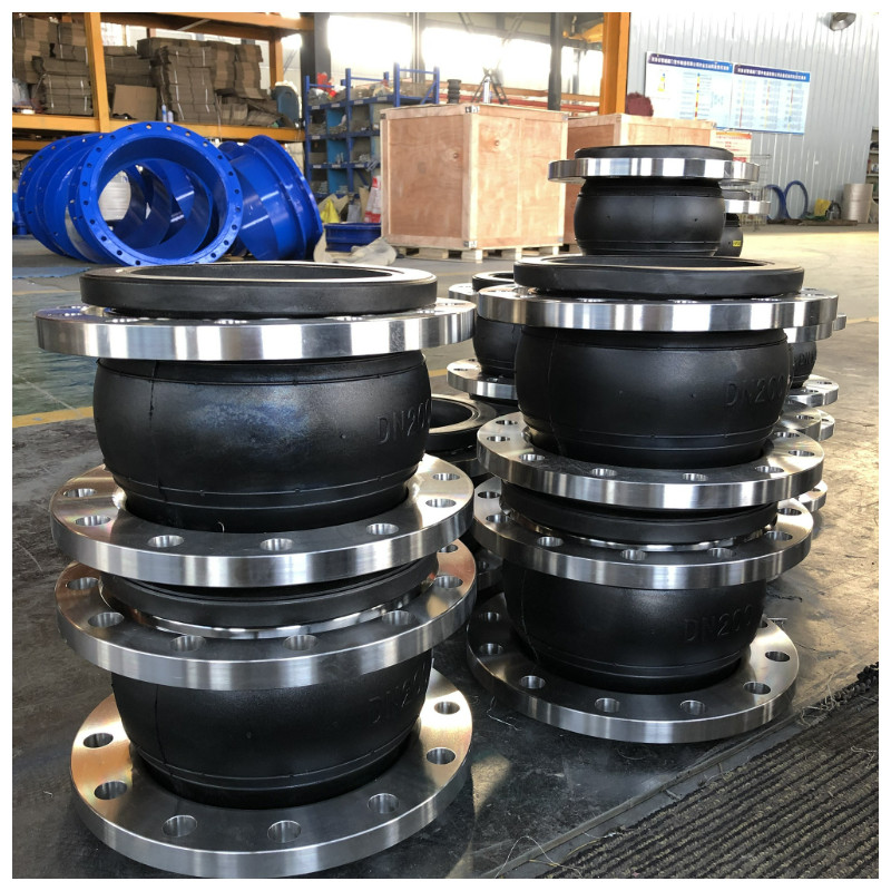 Stainless steel rubber expansion joints are corrosion resistant and heat resistant, suitable for corrosive environments such as chemical industry and