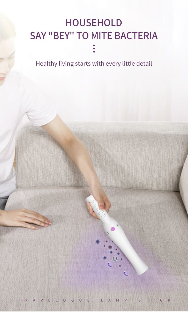 2W USB Portable Rechargeable Sterilization Disinfection UV Lamp