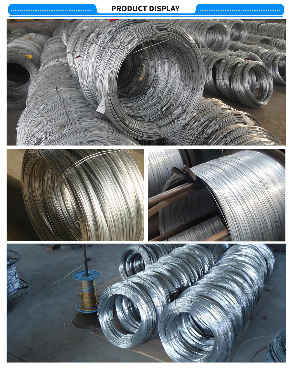GD 2mm-16mm Copper Galvanized Steel Wire Rope For Steel Structure