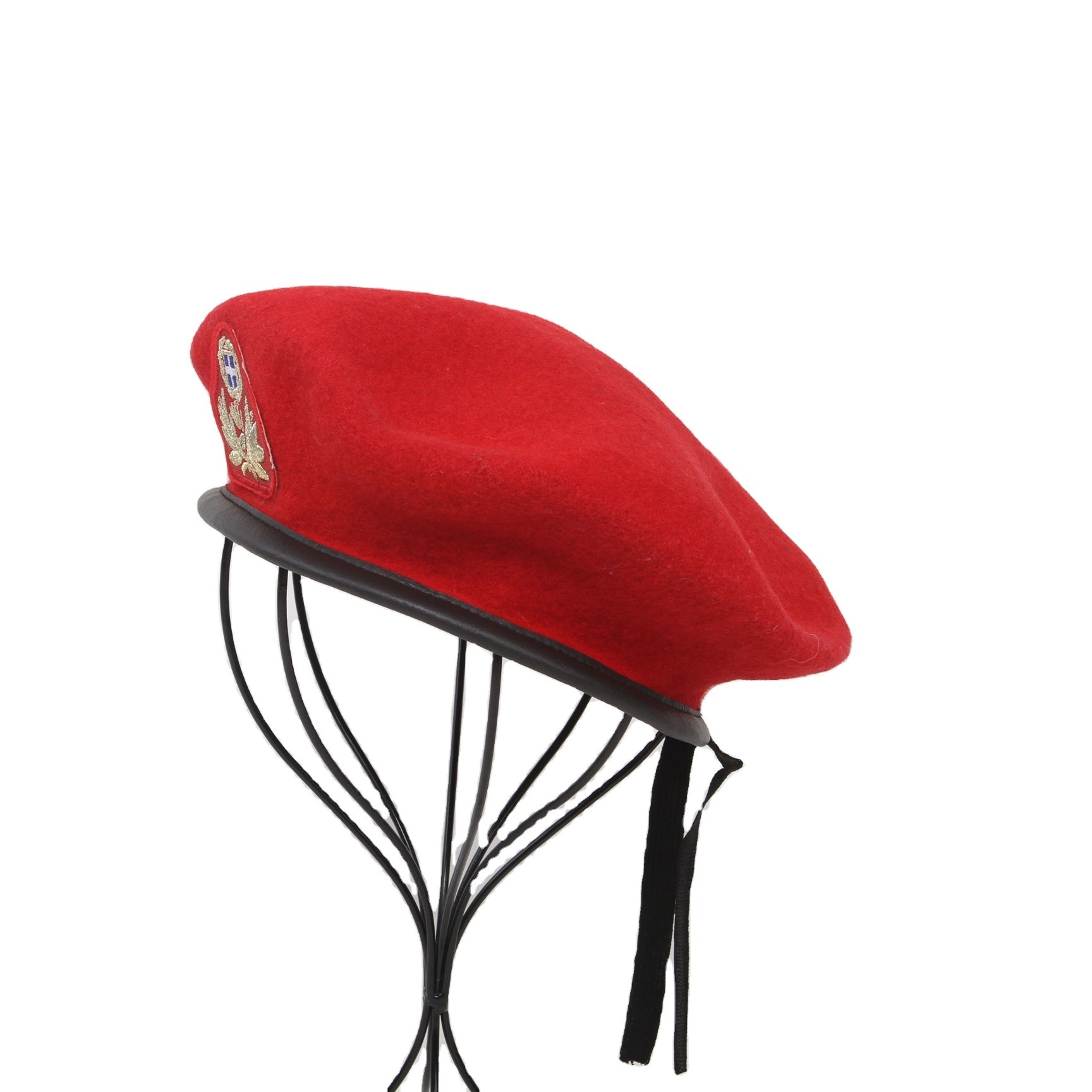 Red Military Wool Beret Military Tactical Headwear For Special Forces Men And Women