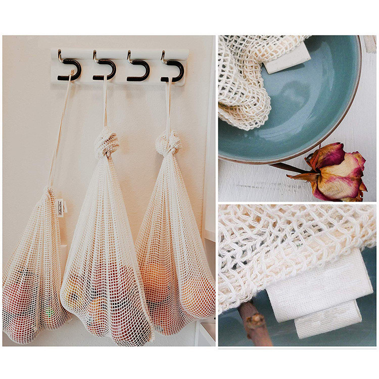 ODM Reusable Mesh Bag Biodegradable Cotton Produce Bags MSDS