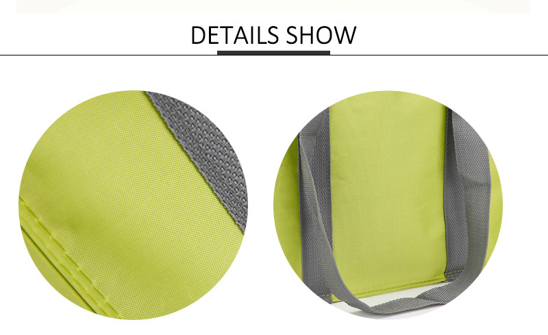 Foldable Square Aluminum Foil Insulated Lunch Cooler Bags